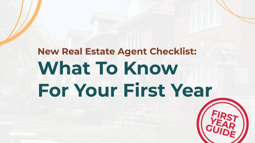 New Real Estate Agent Checklist: What To Know For Your First Year cover