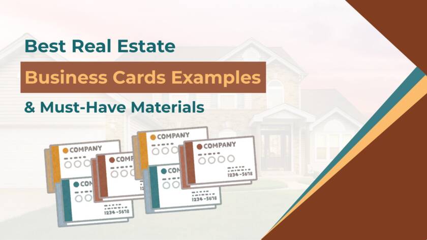 Best Real Estate Business Cards Examples & Must-Have Materials cover