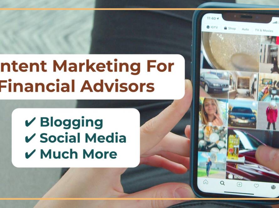 Content Marketing For Financial Advisors: Guide to Blogging & Social Media cover