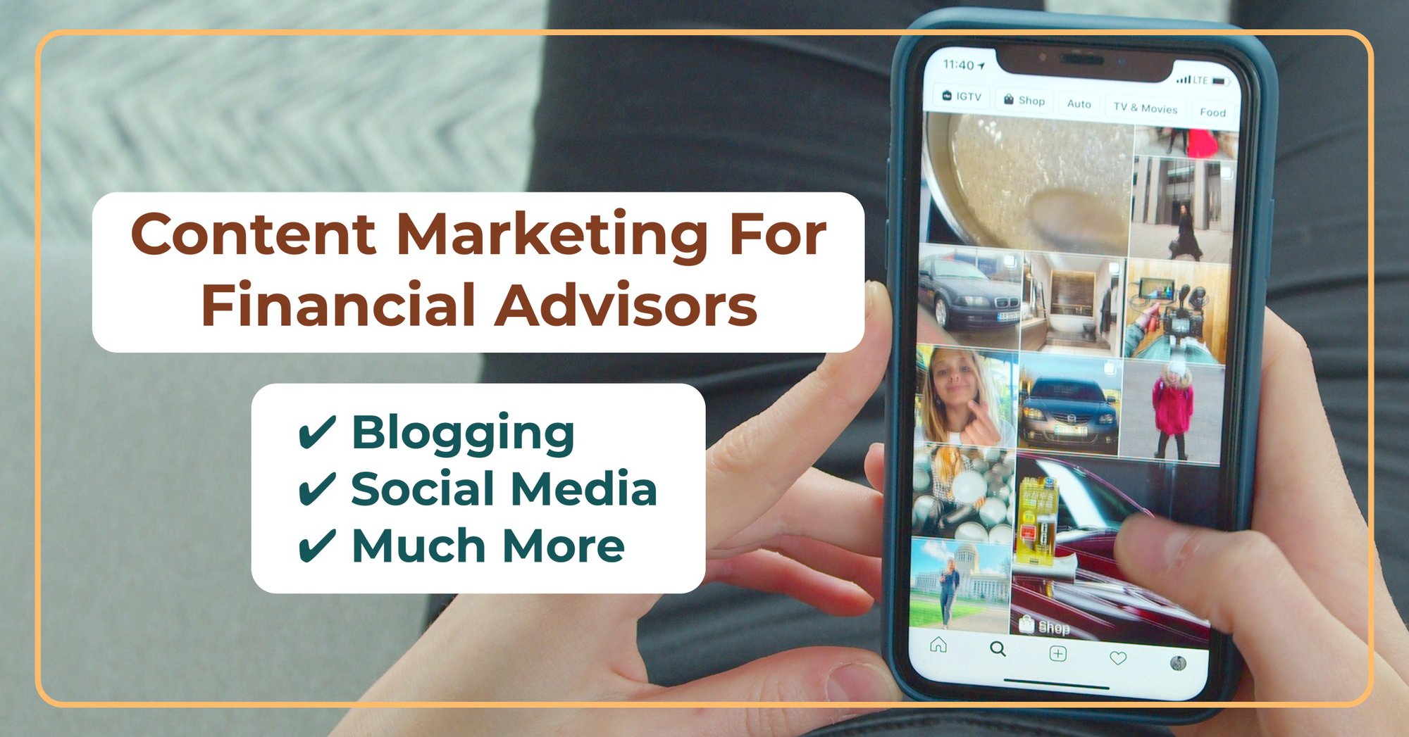 Content Marketing For Financial Advisors: Guide to Blogging & Social Media cover